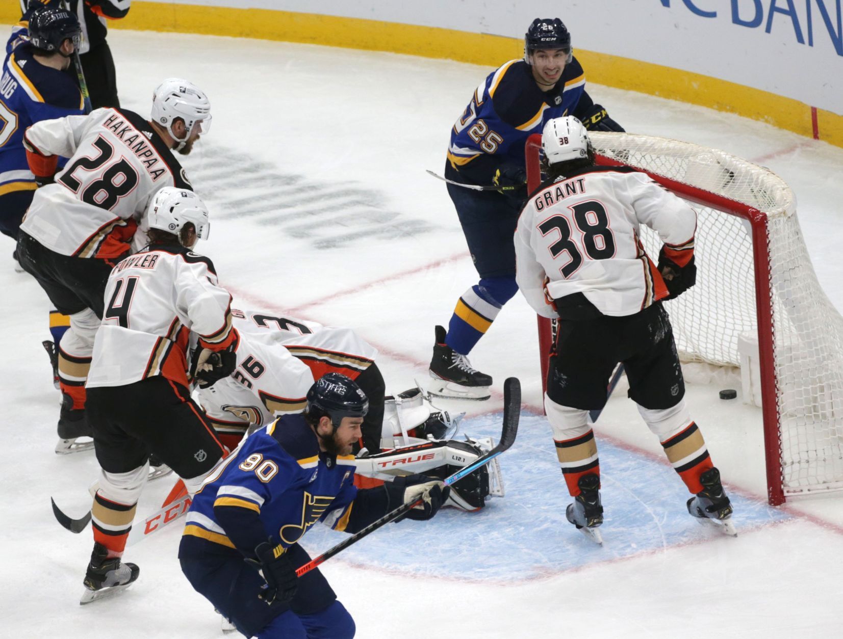 St. Louis Blues lose 4-1 to Anaheim Ducks